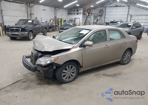 2009 Toyota Corolla Le z USA, uszkodzony, nr VIN 2T1BU40E99C022372